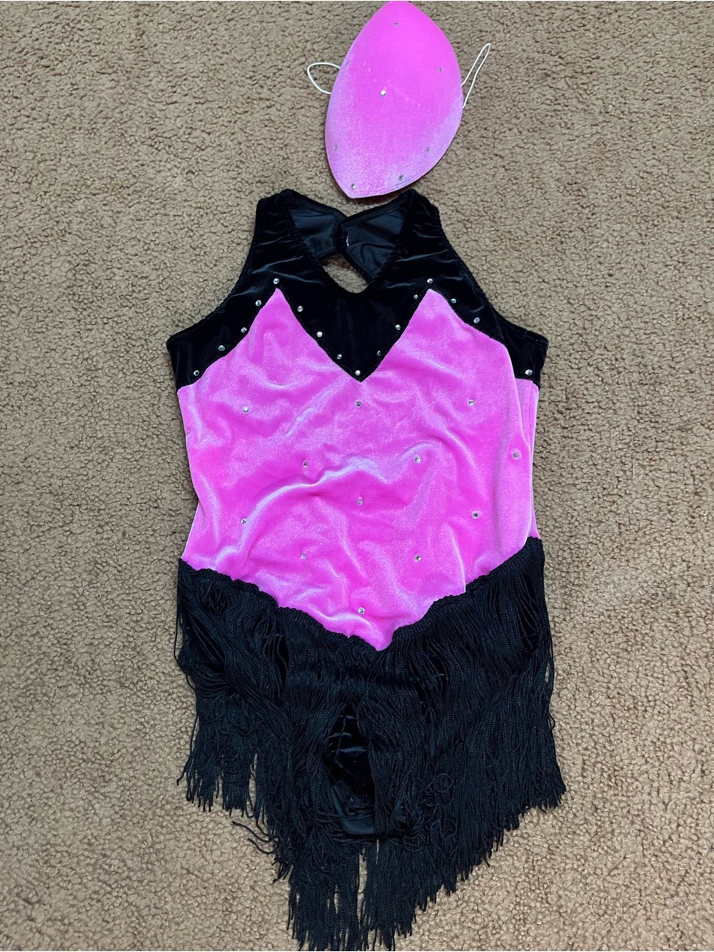 Pink and Black Kids Costume